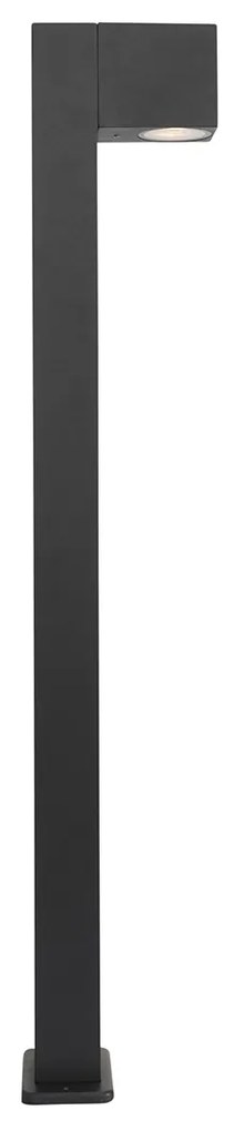 Buitenlamp donkergrijs met grondpin en kabelmof 80cm IP44 - Baleno