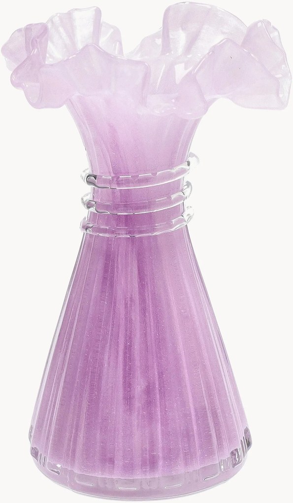 Glazen vaas Ibiscus, H 19 cm