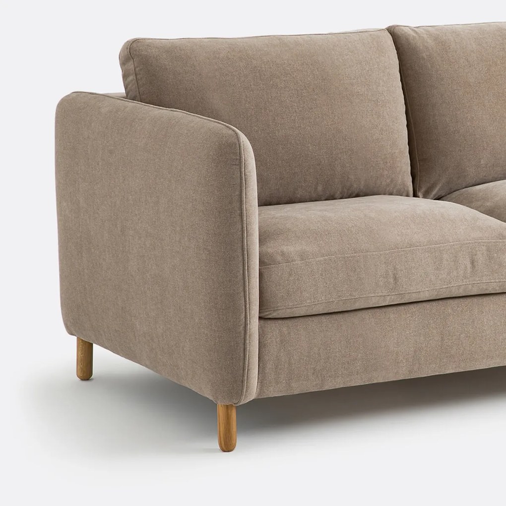 3-zits gevlekte polyester bank Loméo