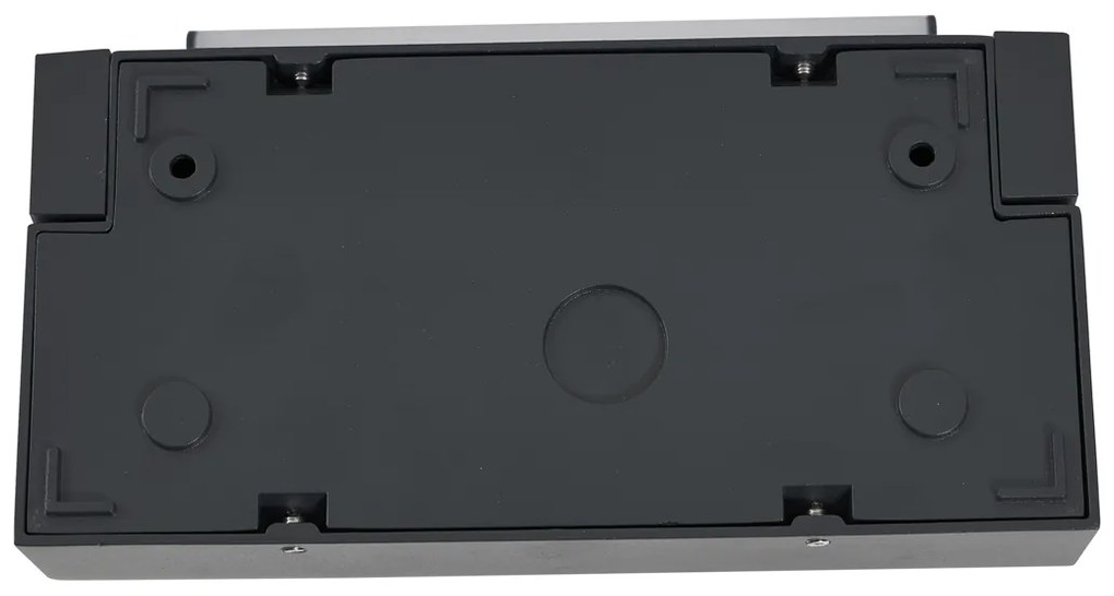 Buiten wandlamp zwart incl. LED IP54 met bewegingssensor solar - Judge