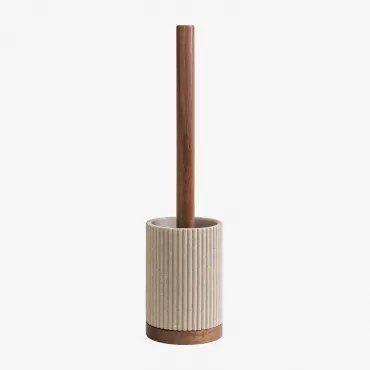 Wassila Poliresinetoiletborstel Naakt Beige - Sklum