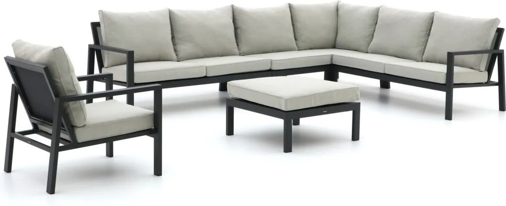 + 15% kassakorting | Hoek loungeset Manifesto  | 7 personen | Loungeset Grijs | Hoekbank Aluminium | 324x246cm | Kees Smit Tuinmeubelen