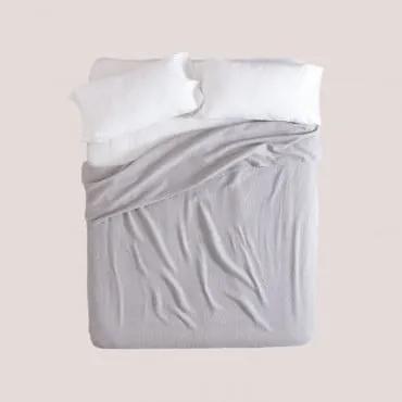Multifunctionele deken van wafelkatoen (243x223 cm) Bimba - Sklum