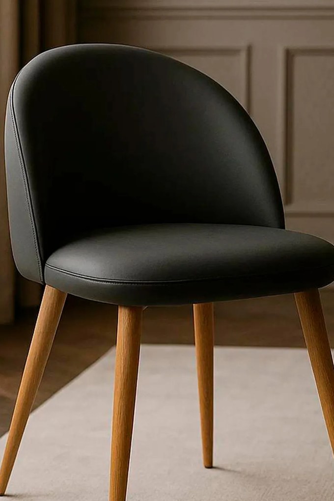 Vint kunstleren stoel