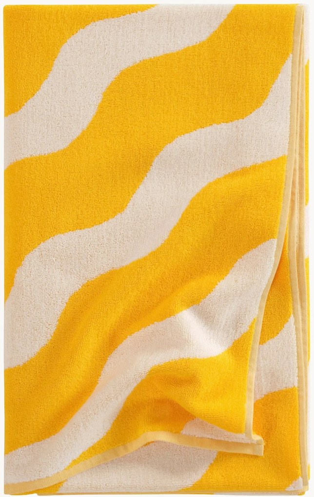 Badstof katoenen badhanddoek Waves