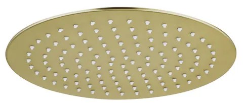 Fortifura Calvi Hoofddouche 25cm rond 6mm Geborsteld Messing PVD (Goud) SW720555