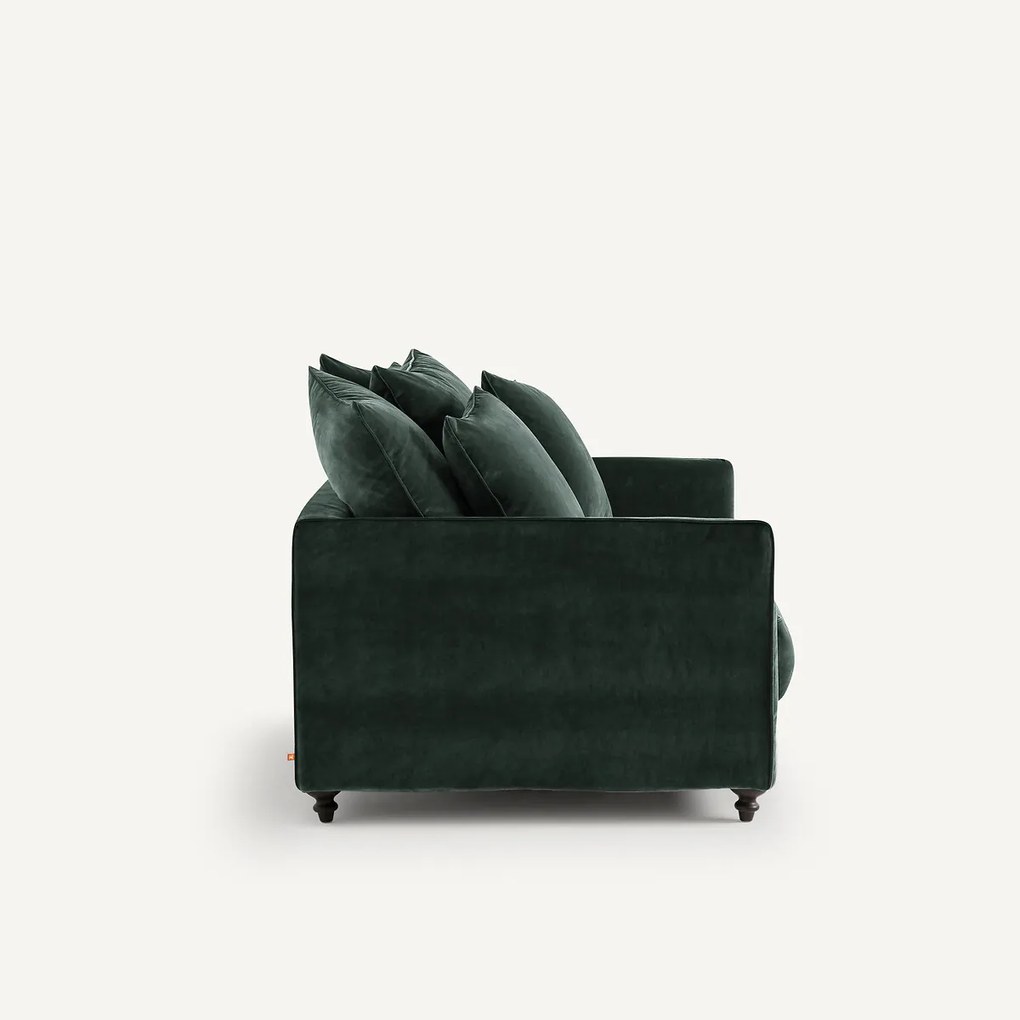 2-zits omvormbare zetel van fluweel, Lazare