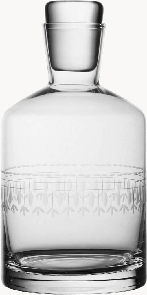 Mondgeblazen kristallen karaf Ovals, 800 ml