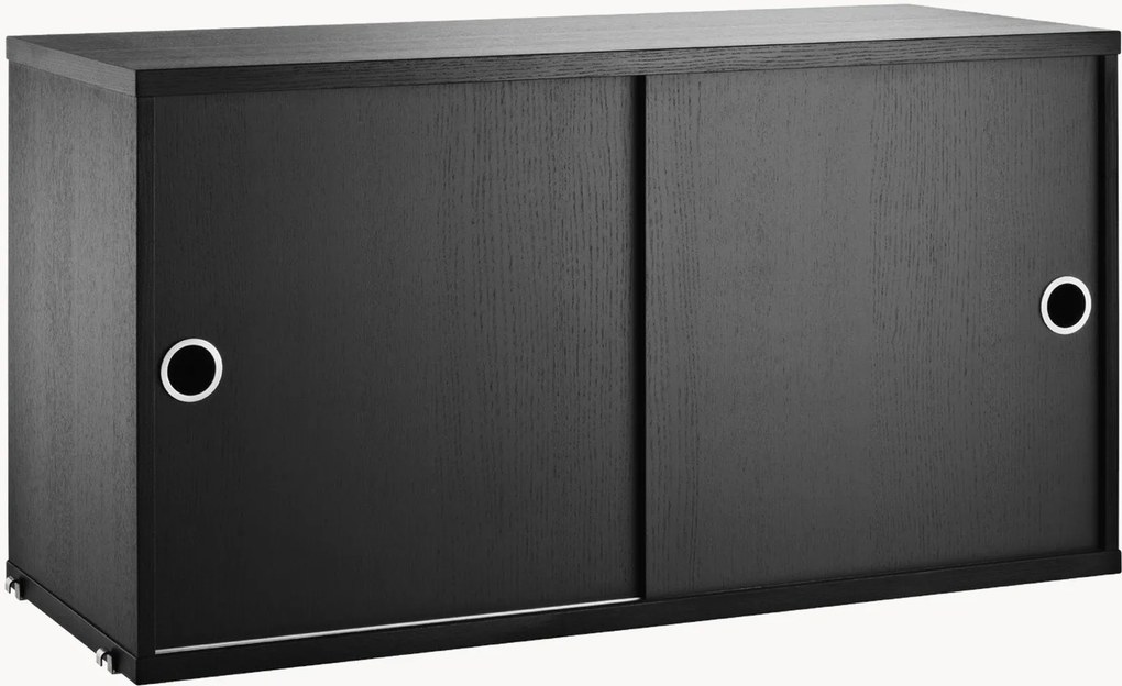 Kast String System met schuifdeuren, B 78 x D 30 cm
