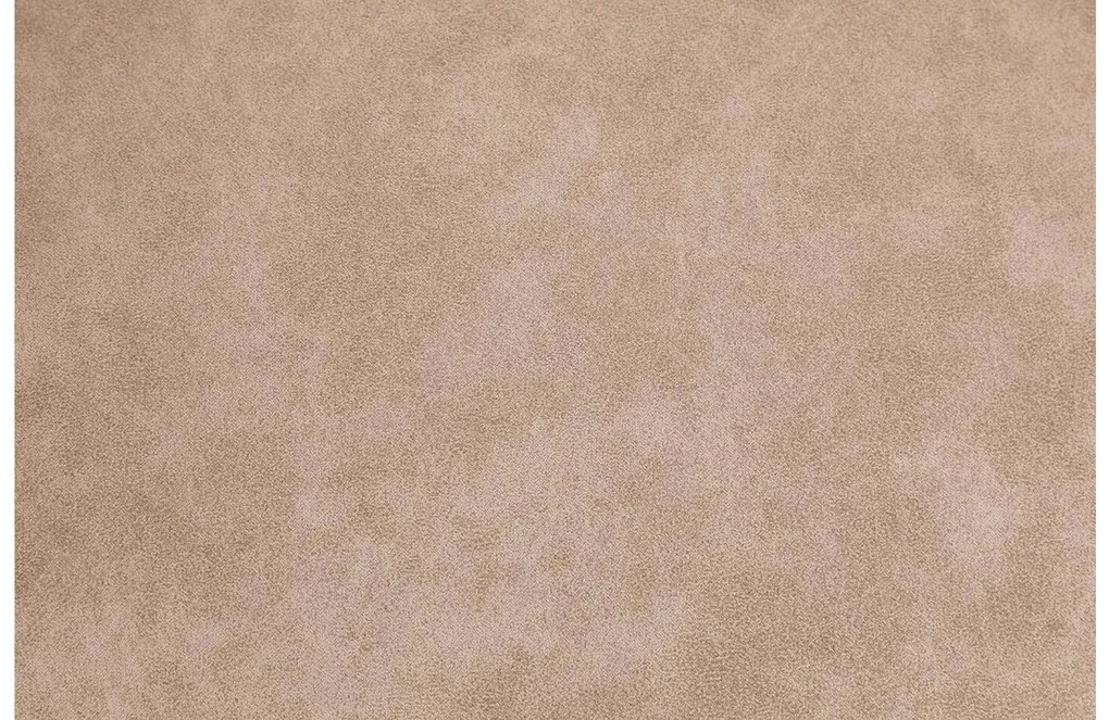 Goossens Eetkamerstoel Leen beige microvezel met armleuning en met wielen, stijlvol landelijk