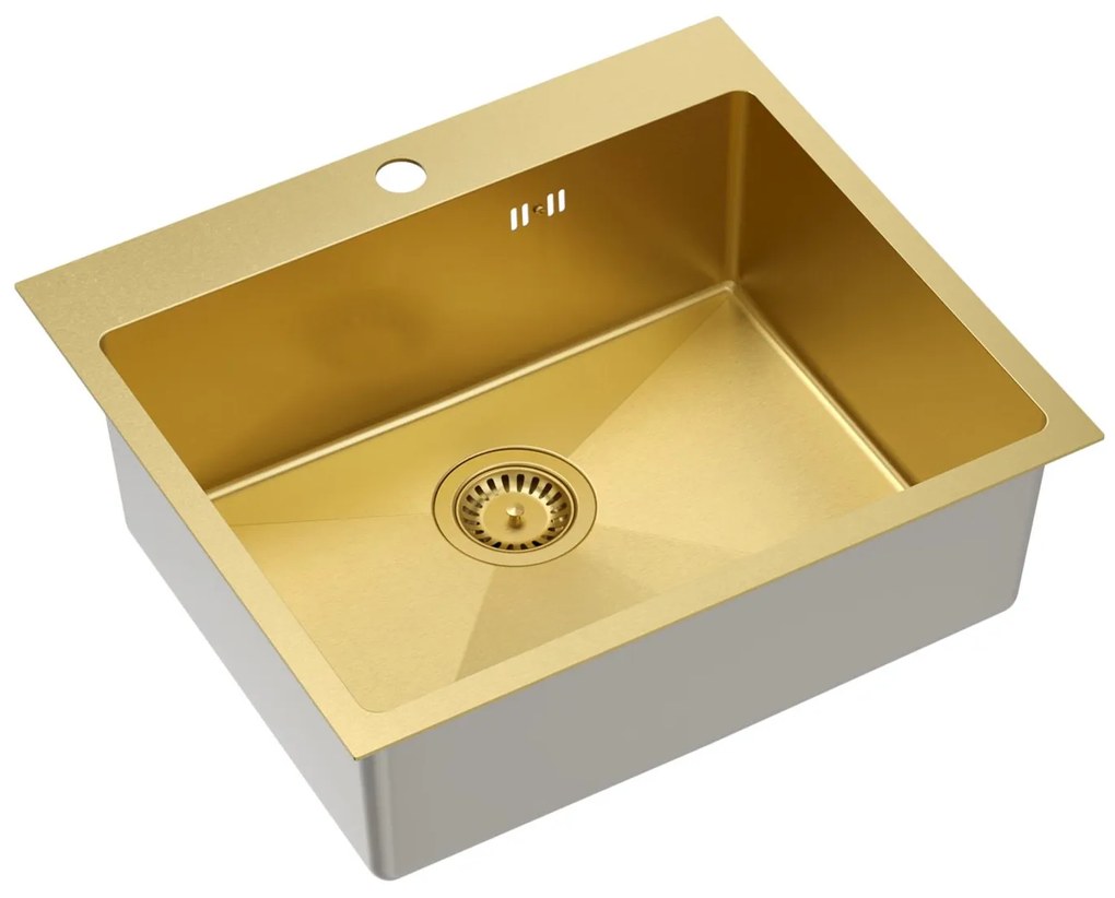 Stalen spoelbak RUSSEL 110 Gold