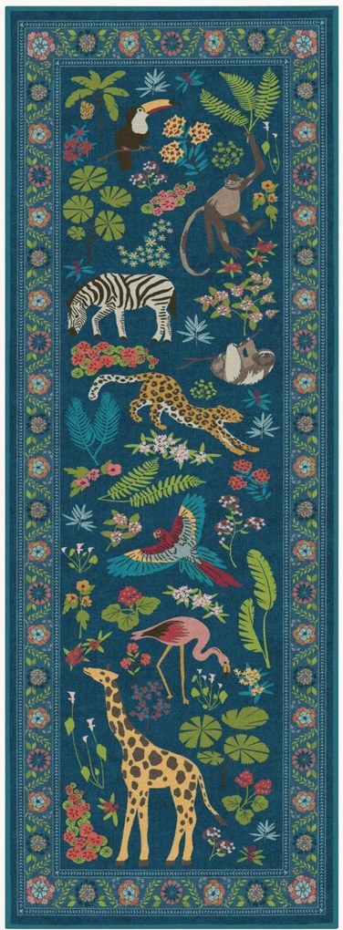 Wasbare laagpolige loper Jingle By Iris Apfel