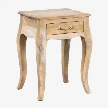 Mango Houten Nachtkastje Micaela Mangohout - Sklum
