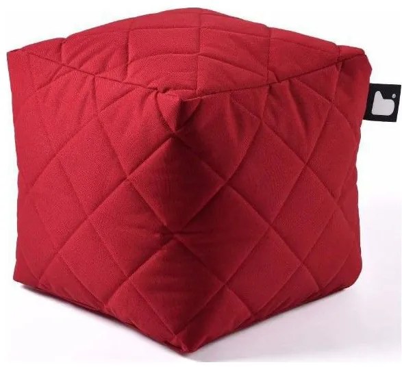 B-Box Outdoor Quilted Poef - Rood