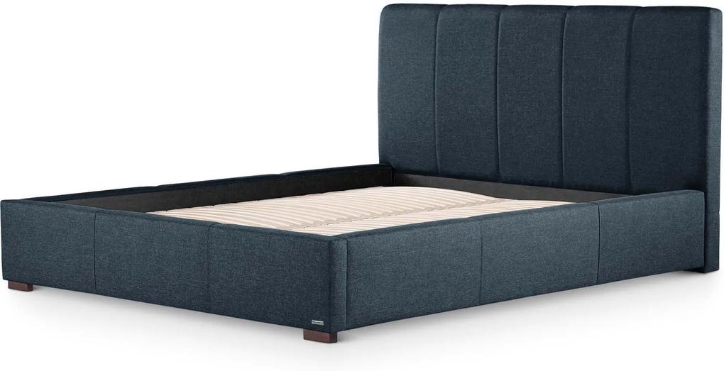 Ted Lapidus Maison | Bedframe Onyx 160 x 200 cm marineblauw bed frames massief beuken- en dennenhout, bed & bad bedden & matrassen