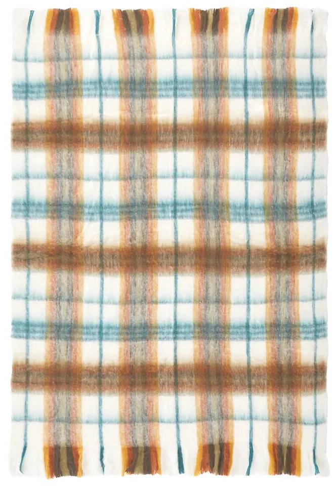 Geruite plaid met franjes, Armand