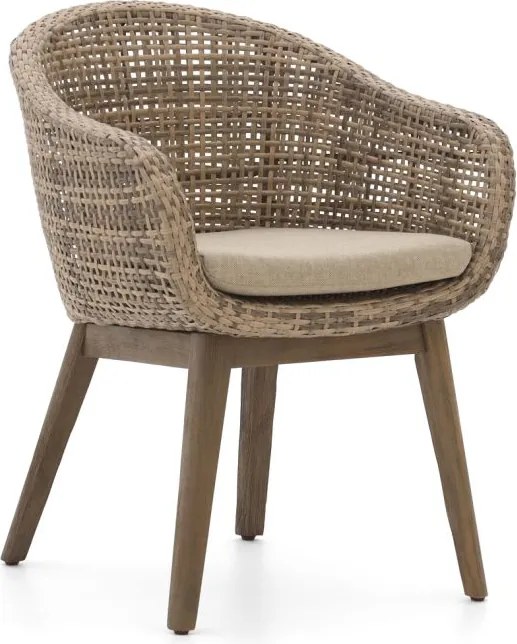 + 15% kassakorting | Dining tuinstoel | Intenso  Venaco | Wicker (vlechtwerk) | Taupe | Kees Smit Tuinmeubelen