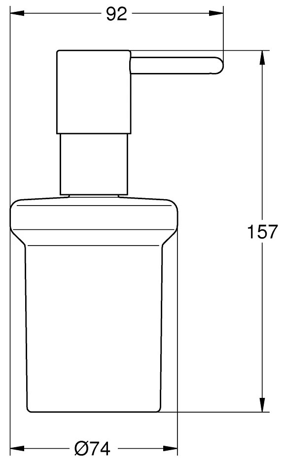 Grohe Essentials zeepdispenser chroom