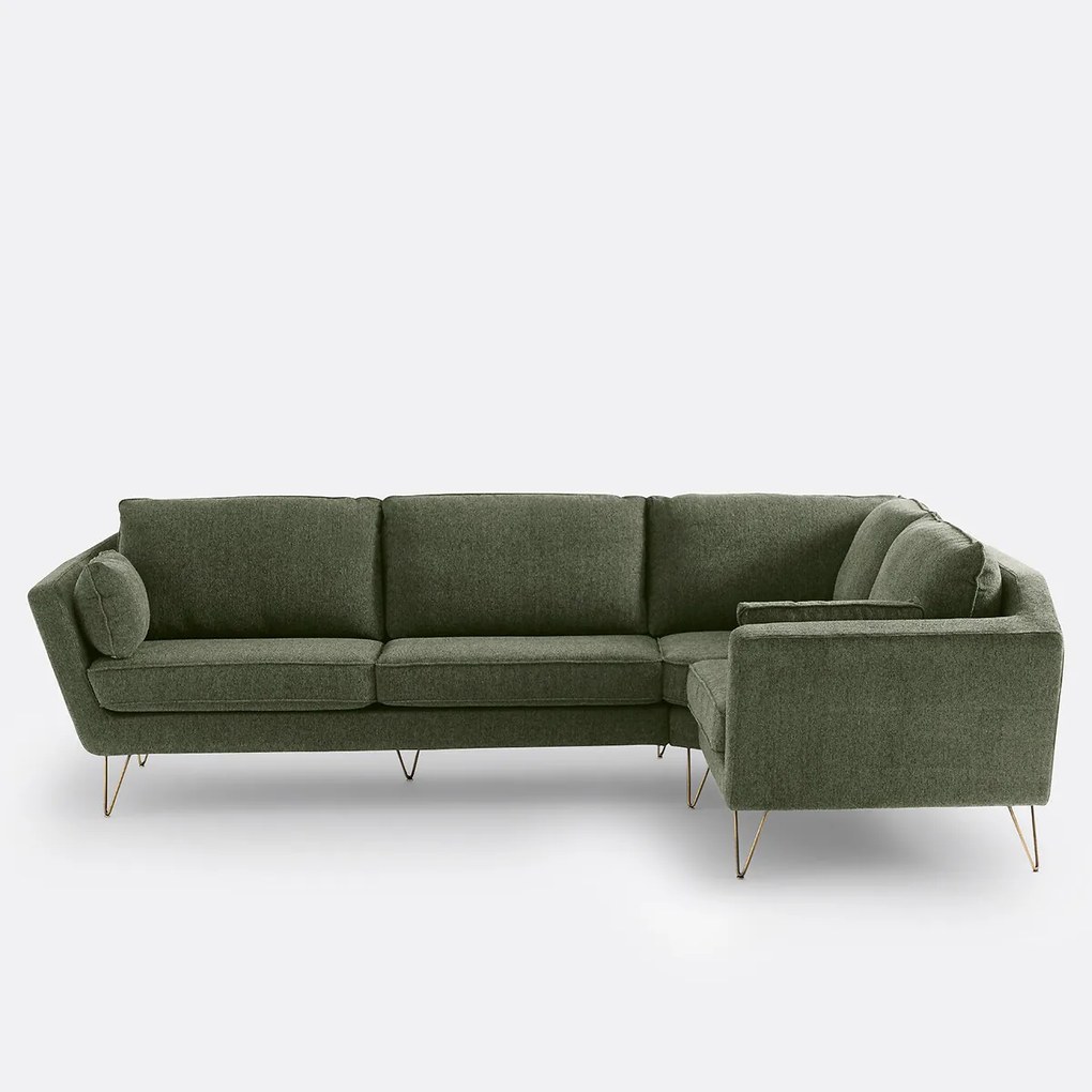 XL hoekbank in polyester, Topim