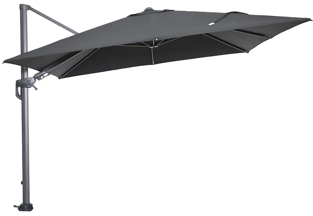 Garden Impressions Hawaii zweefparasol 300x300 cm - frame carbon black - doek zwart