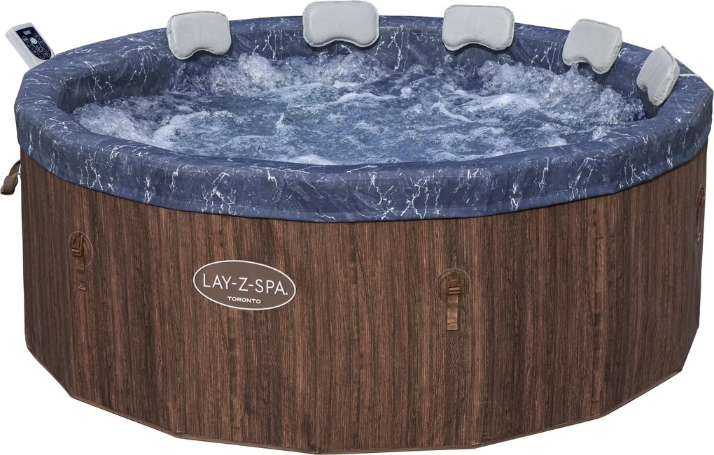 Lay-Z-Spa Toronto 7 personen - 196x66cm - met ingebouwde pomp - ThermaCore UltraFit Smart AirJet