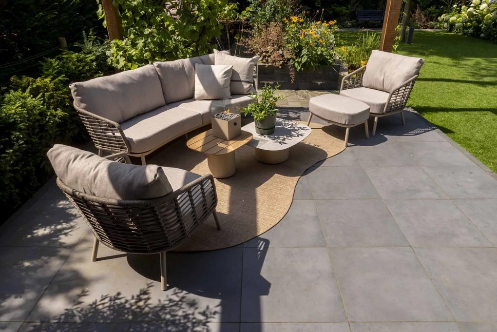 Taste by 4 Seasons Puglia loungeset latte SALE Loungeset taupe weerbestendig