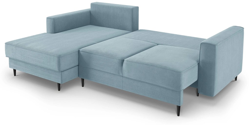 Slaapbank Fano ribstof links | Cosmopolitan Design