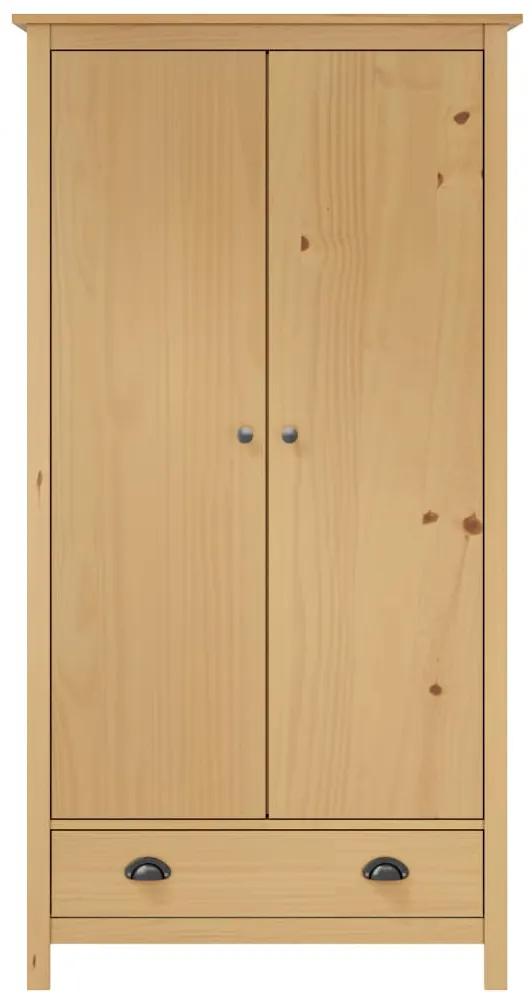 vidaXL Kledingkast met 2 deuren Hill Range 89x50x170 cm grenenhout