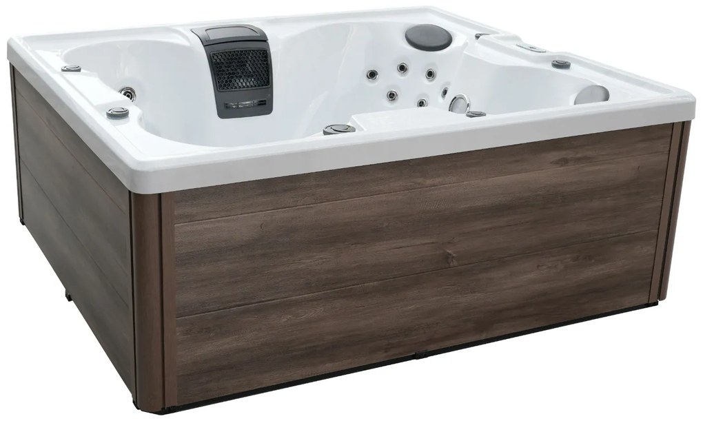 Badstuber Catania outdoor whirlpool 5-persoons wit