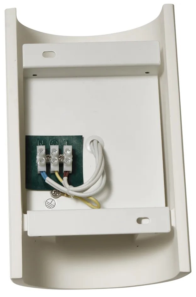 Scandinavische wandlamp wit halfrond 2-lichts - Plaster