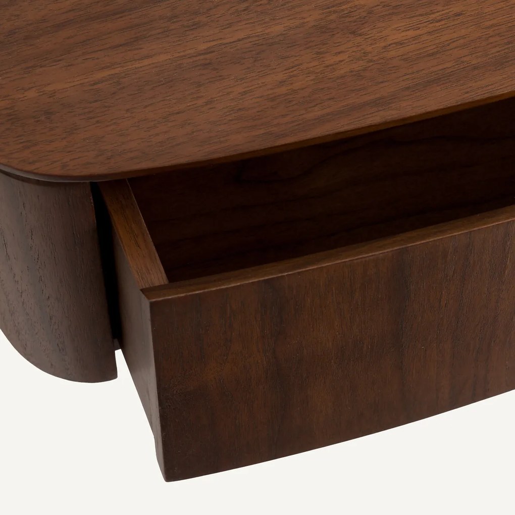 Hangend nachtkastje in walnoot of eikenfineer, WILLOW