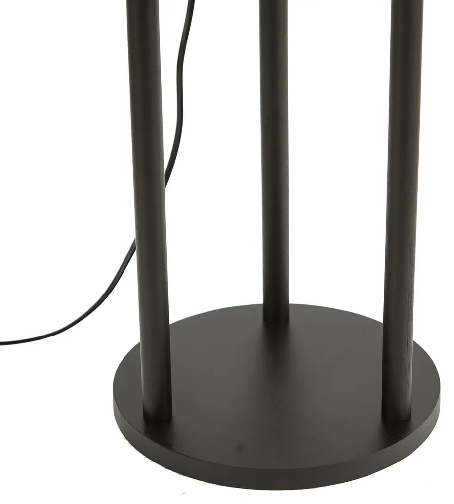 Moderne vloerlamp zwart - Stojon