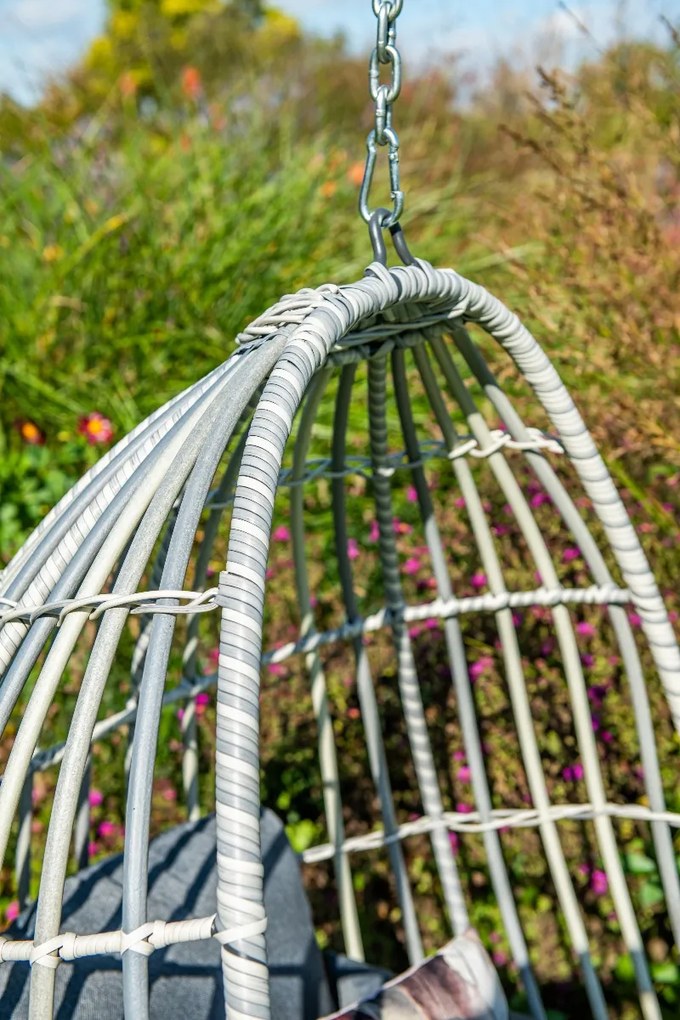 Hangstoel Panama swing egg - Cloudy grey