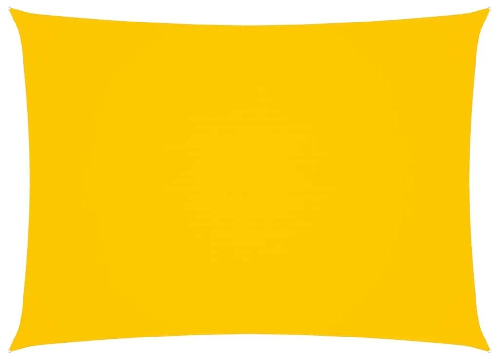 vidaXL Zonnescherm rechthoekig 2x4 m oxford stof geel