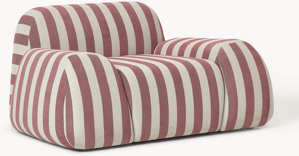 Gestreepte loungefauteuil Wolke
