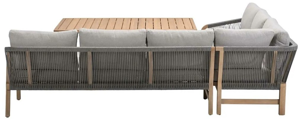 Garden Impressions Alora lounge dining set 3-delig links - grey sand