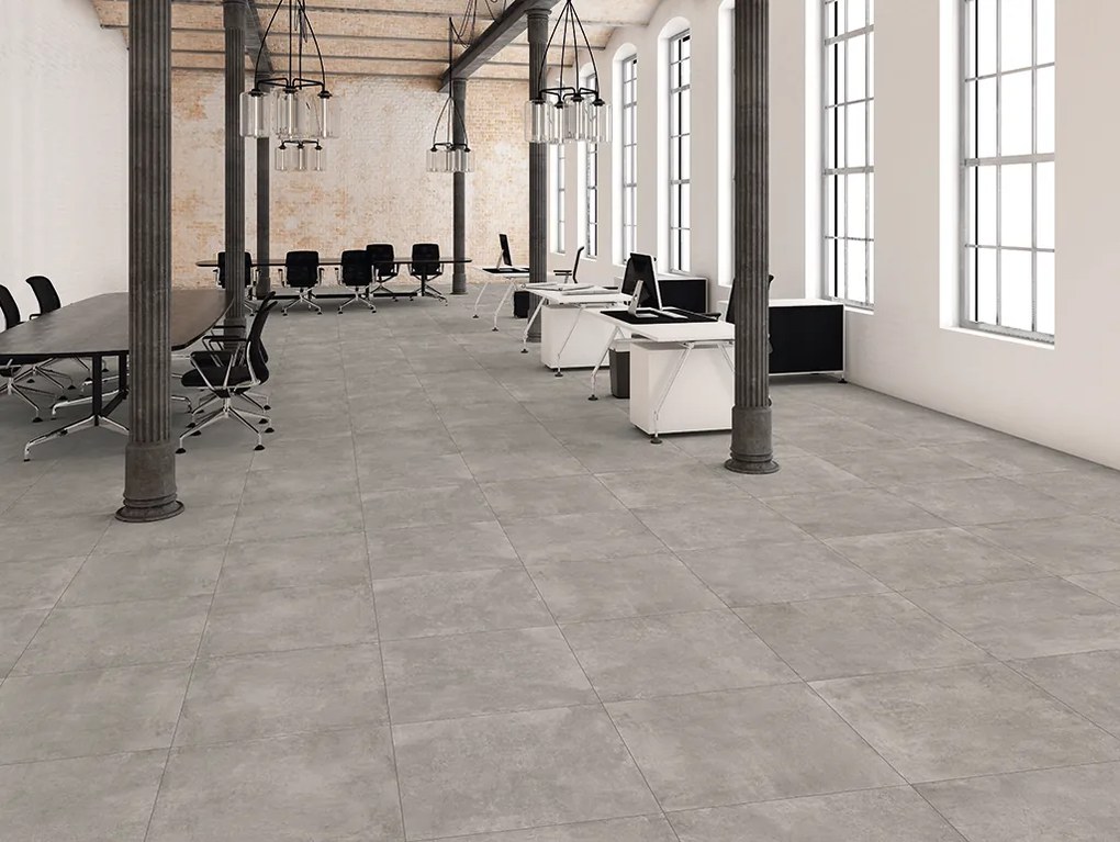 Vloertegel 60x60 Cm Betonlook Bonn Taupe Grijs RBT117