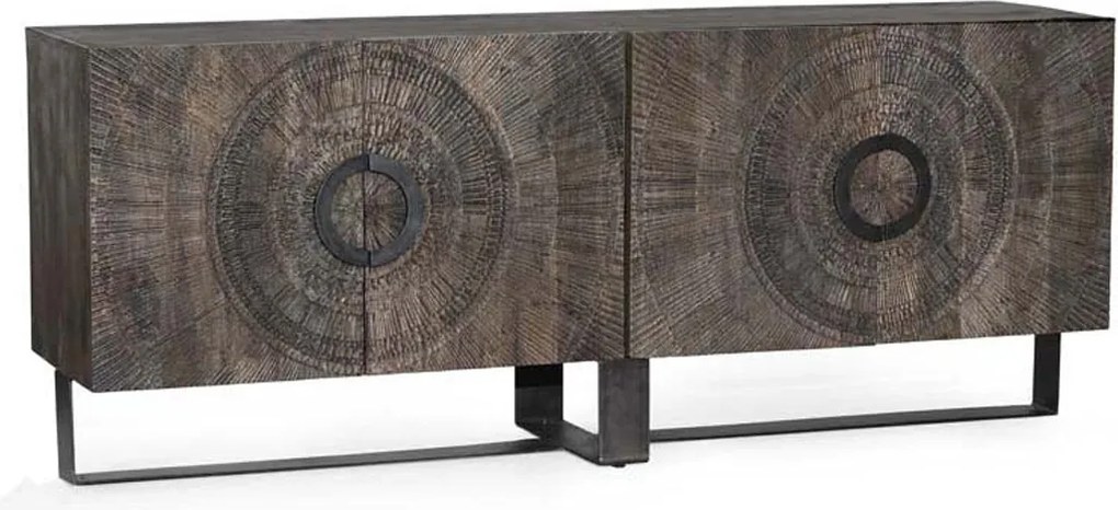 Uniek Dressoir Mangohout - 200x47x80cm.