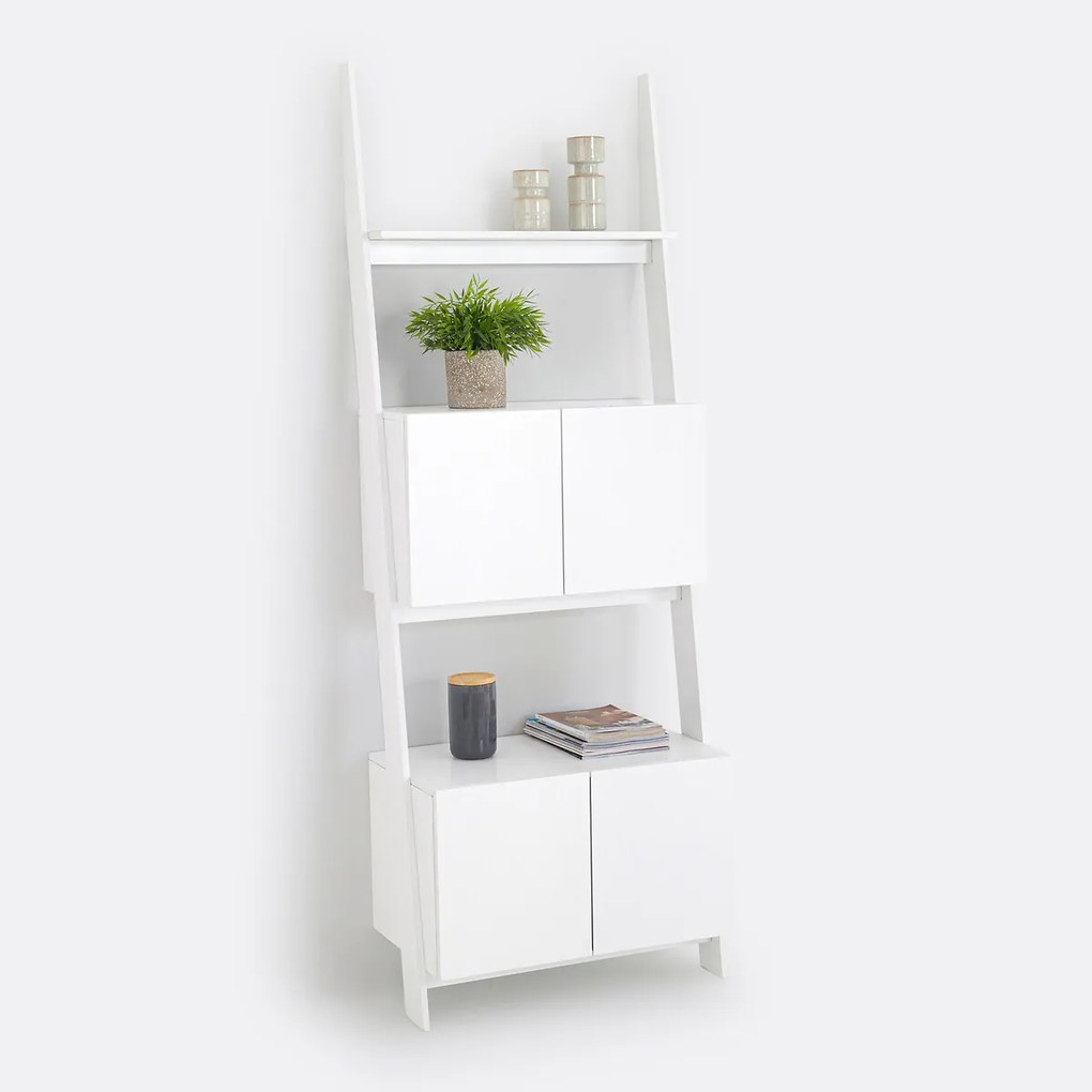 Wandrek in ladderstijl, 4 deuren, Domeno