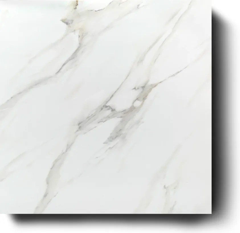 Hoogglans Vloertegel 60x60 Cm Carrara Vitro Goud NR50