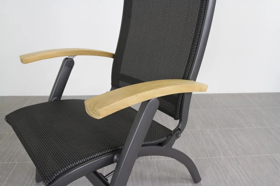 Hartman Da Vinci/Sonata 4-persoons verstelbare tuinset 160x90 cm. - Teak