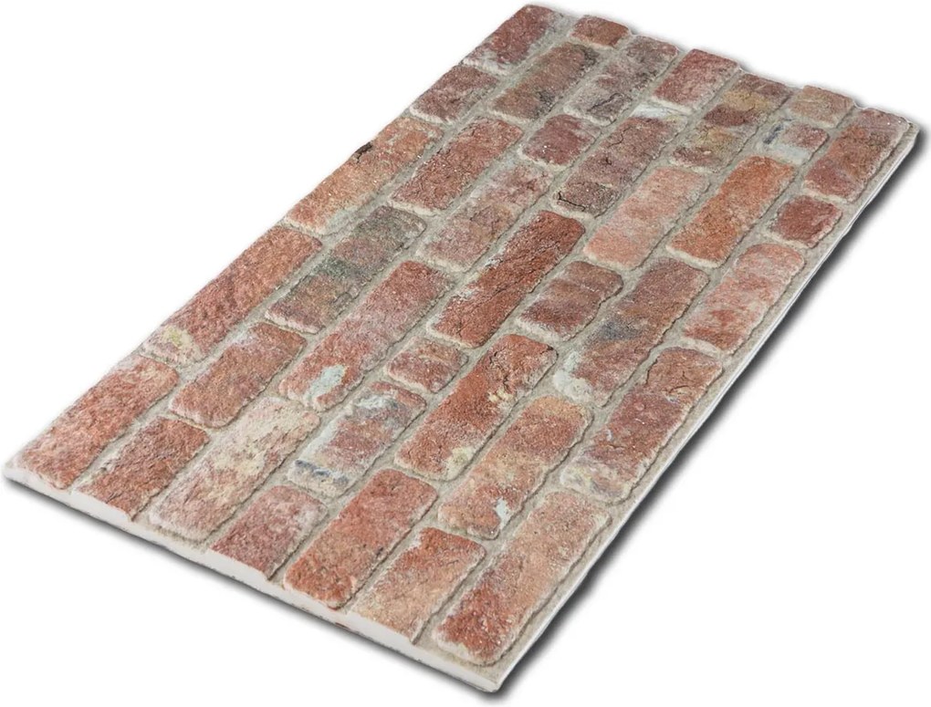 3D Wandpaneel EPS Licht Rood L1902 100x50x2cm | Paneli 3d wandpanelen