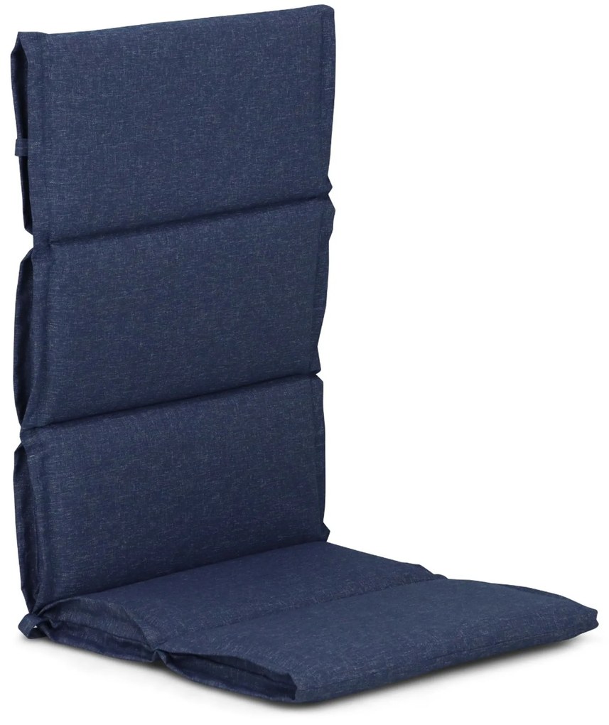Stoff Yua Standenkussen Polyester Blauw