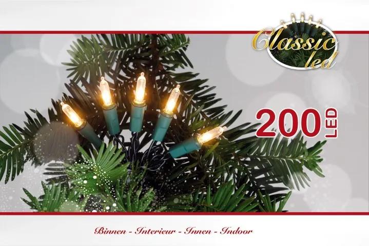 Kerstverlichting binnen 200 lampjes