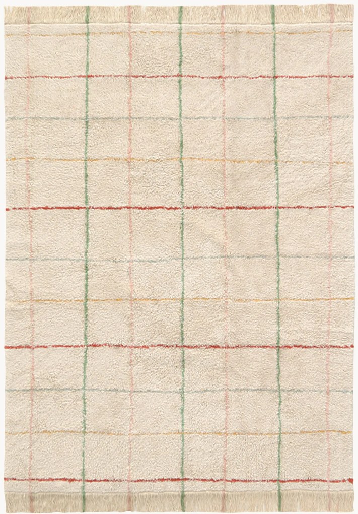 Handgeweven kindervloerkleed Lines, verschillende formaten