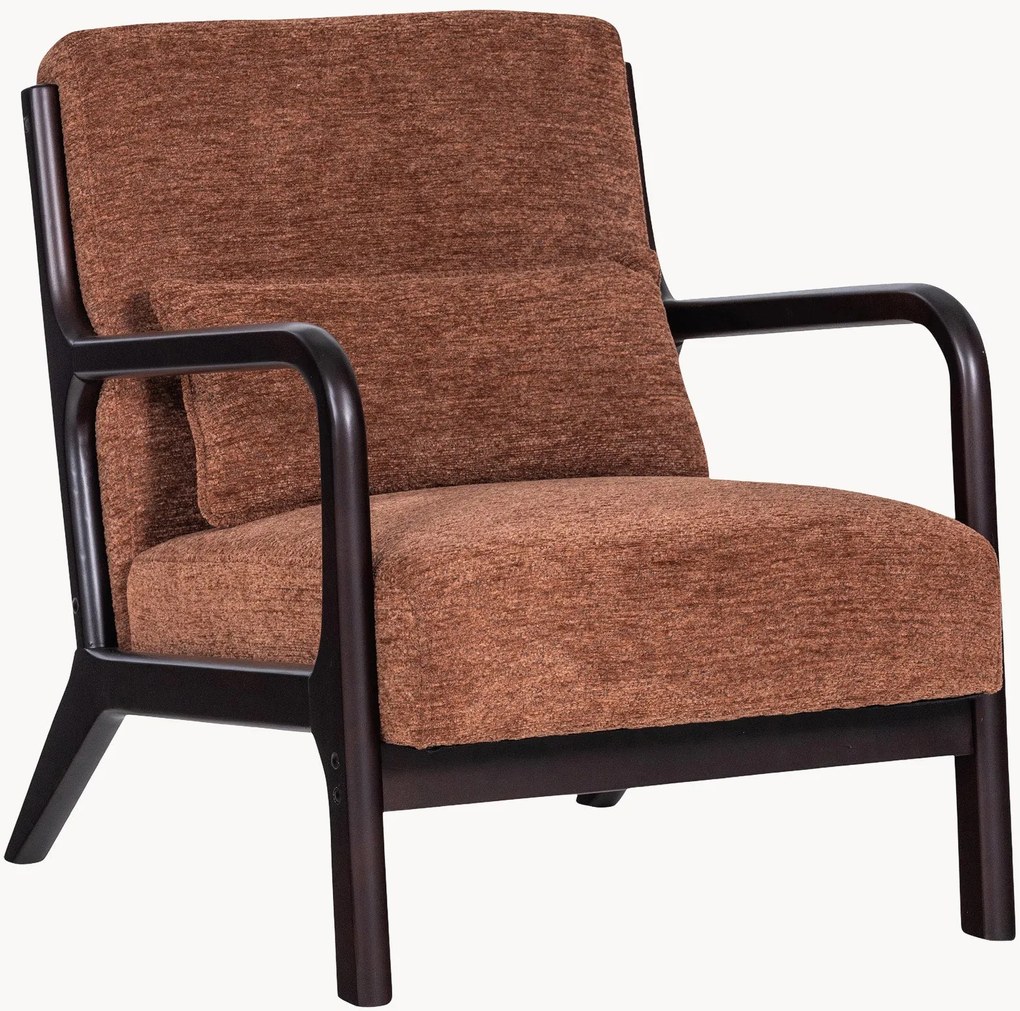 Chenille fauteuil Mark