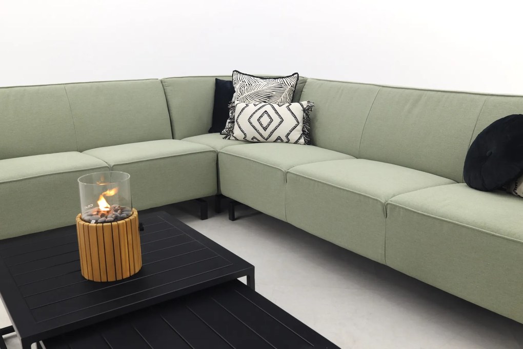 Boavista/Royalty loungeset - hoekbank links - Heritage leaf - 5-delig