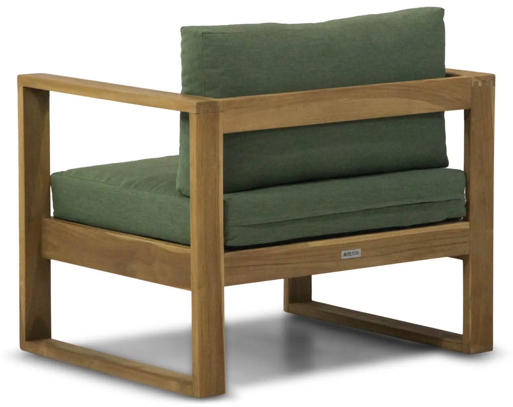 Stoel en Bank Loungeset 5 personen Teak Old teak greywash  Garden Collections Newbury