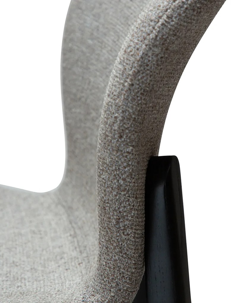 Dan-Form Paragon Design Counter Barstoel Boucle Grijsbruin