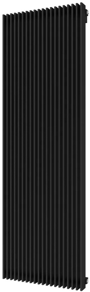 Plieger Antika Retto designradiator verticaal middenaansluiting 1800x595mm 2223W zwart grafiet (black graphite)